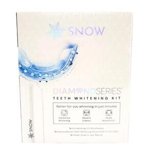 Snow Diamond Series Teeth Whitening Kit LED Mouthpiece & Serum New in Box